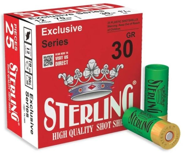 Sterling 30 Gr. 12 Kalibre Fişek