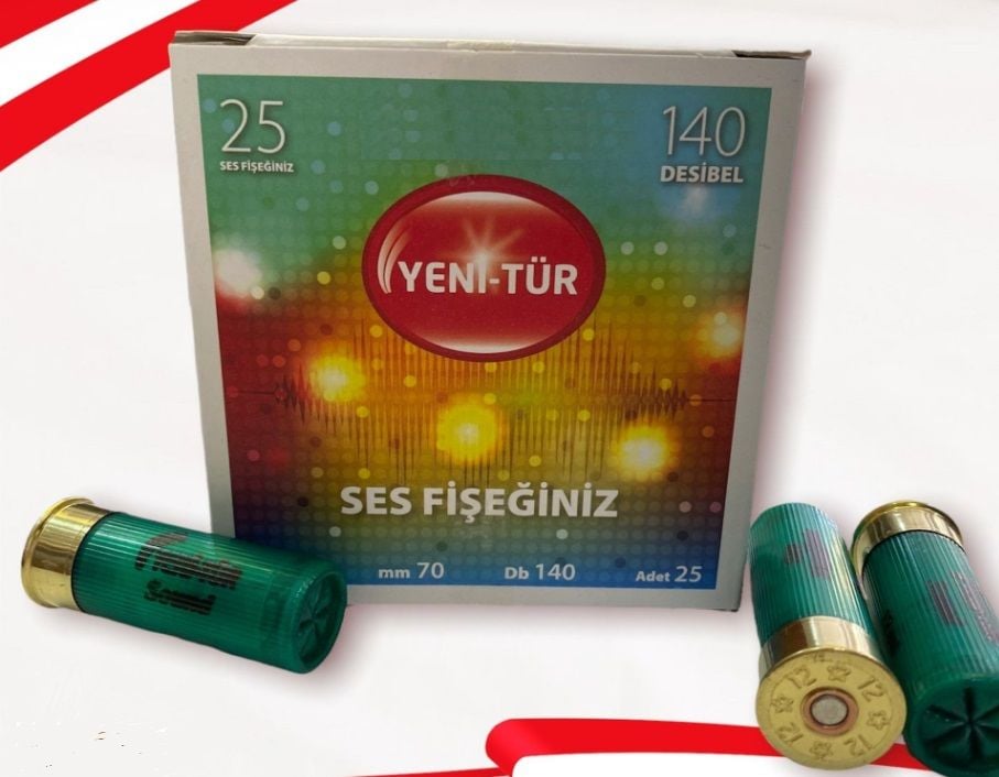 Yeni Tür 12 Kalibre Ses Fişeği