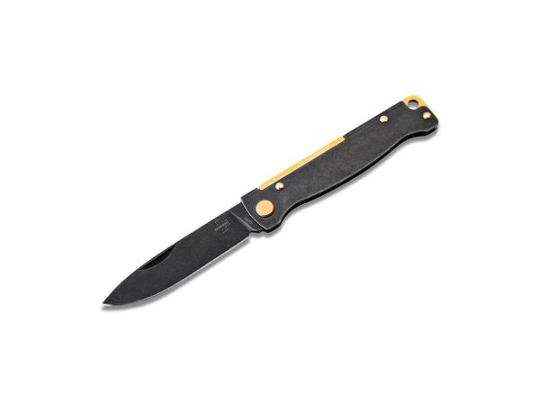 Böker Plus Atlas Black Stonewash Copper Çakı