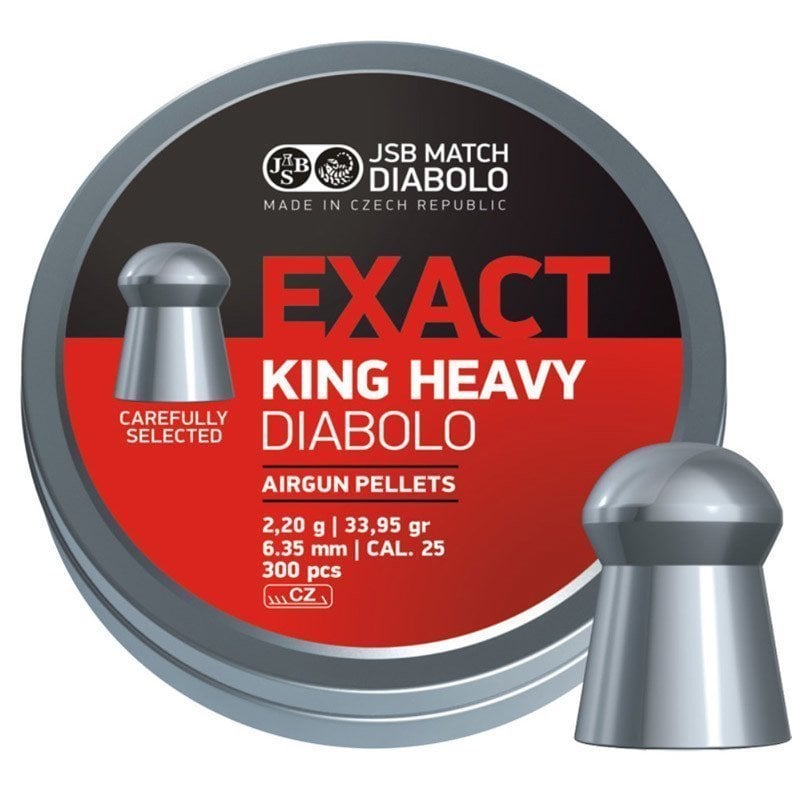 JSB EXACT KING HEAVY 25 6.35MM HAVALI SACMA