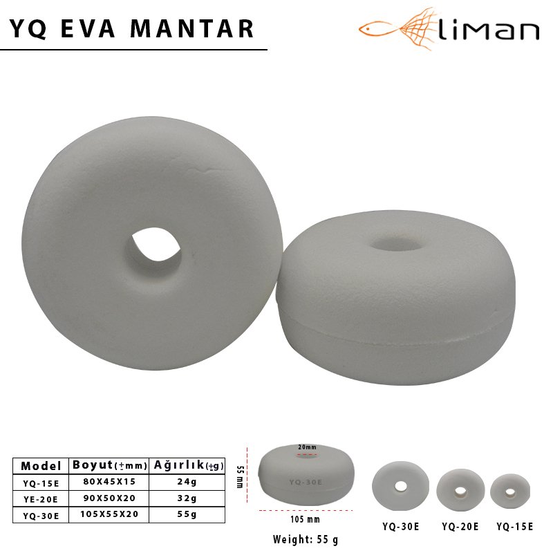 Liman YQ EVA Mantar-BEYAZ