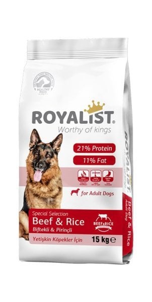 Royalist Beef & Rice Sığır Etli Yetişkin Köpek Maması 15 kg