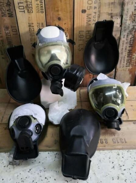 ABD Hava Kuvvetleri Yapımı MCU-2/P Kimyasal-Biyolojik Karşı Tam Yüz Gaz Maske Seti