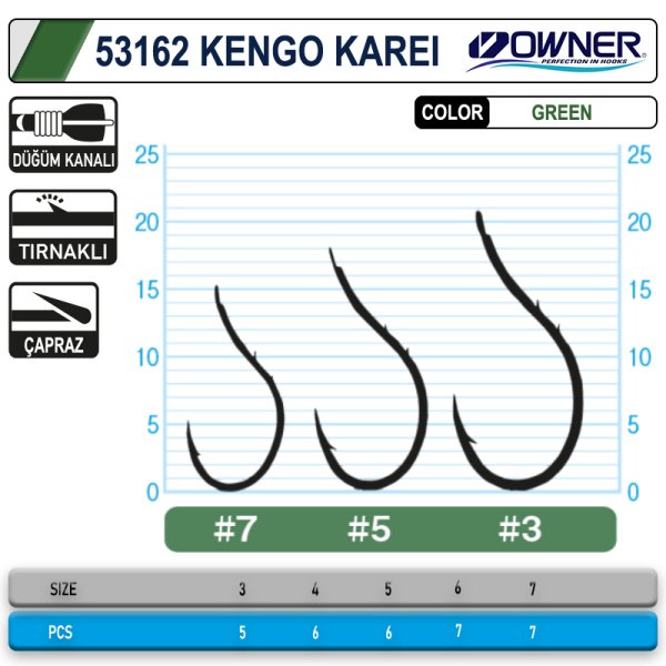 Owner 53162 Kengo Karei S. Green İğne