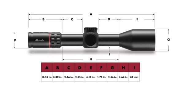 Burris Eliminator 6 4-20x52mm Tüfek Dürbünü