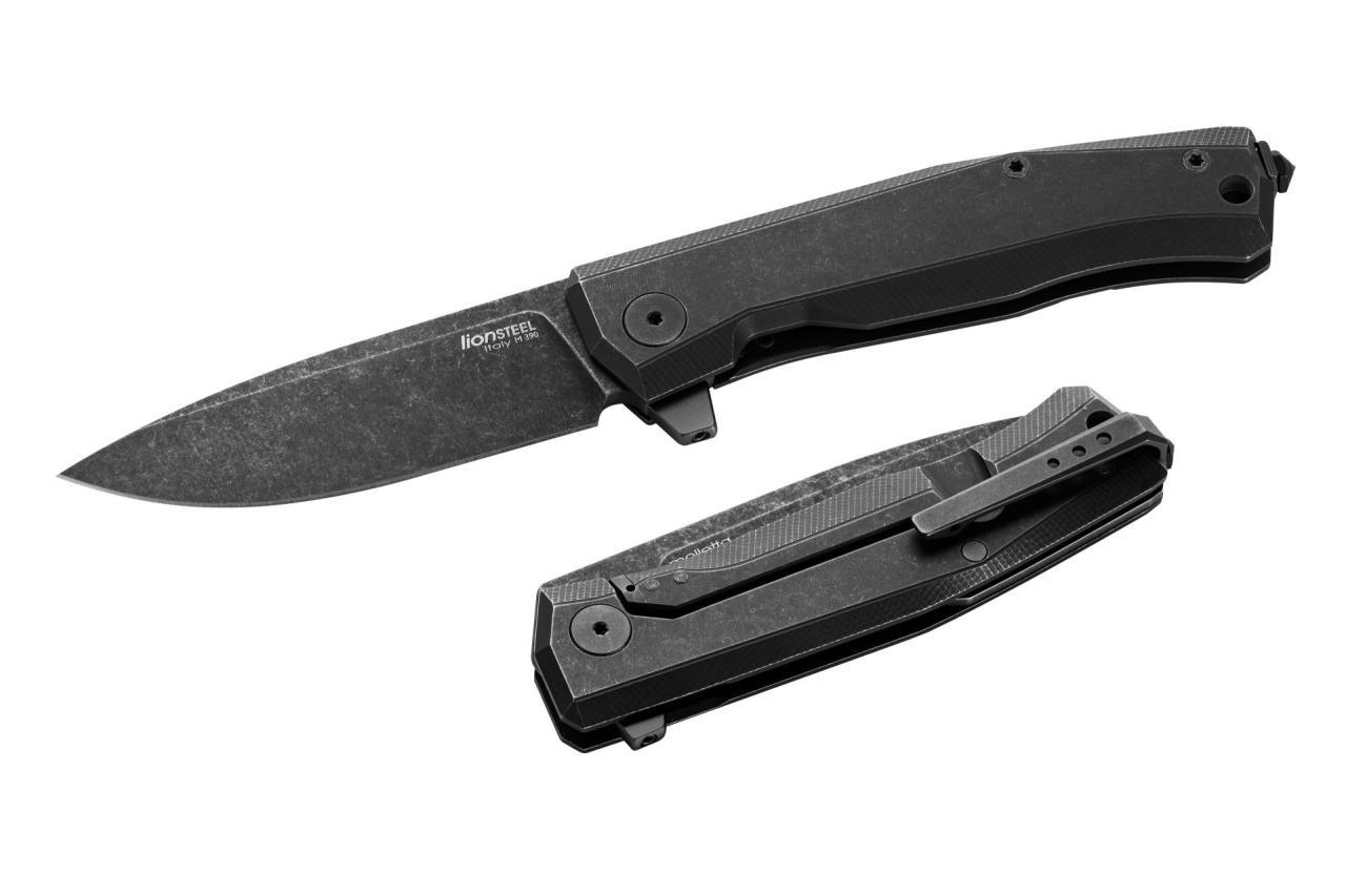 Lionsteel MT01B BW Myto Siyah Titanyum (Full Old Black) Çakı