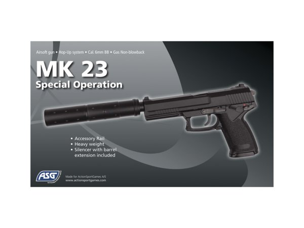 ASG MK23 Full Set Airsoft Tabanca