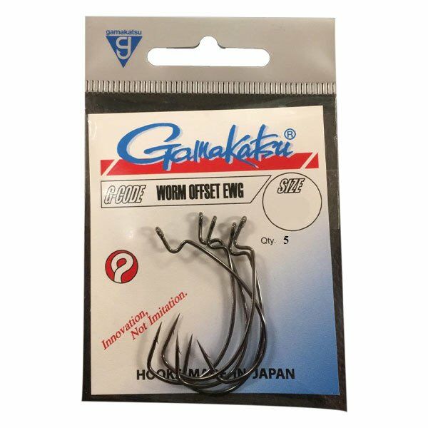 GAMAKATSU Worm Offset EWG No:3/0 Olta İğnesi 1/5