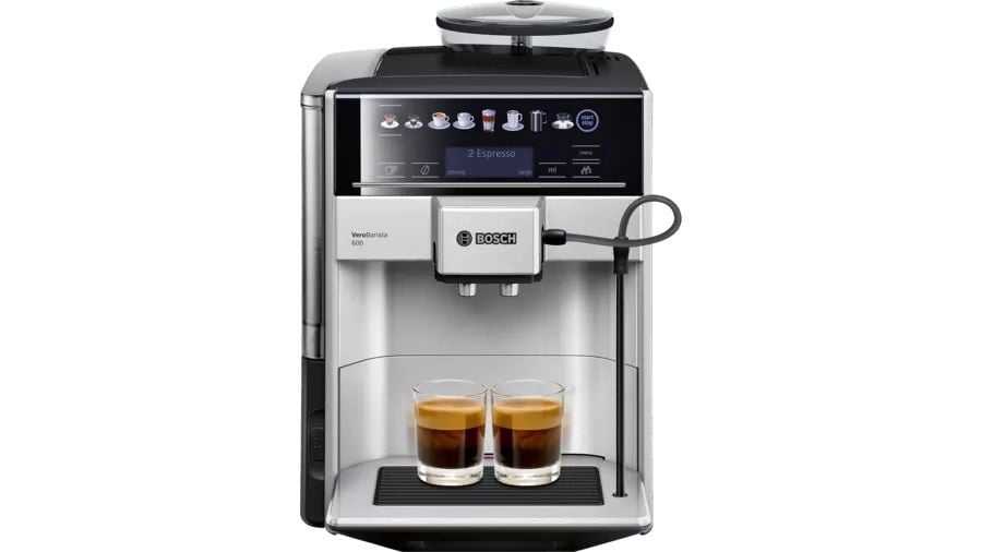BOSCH TIS65621RW  Tam Otomatik Kahve Makinesi Vero Barista 600 Gümüş