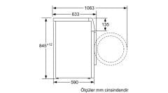 WAN24180TR Serie 2 Çamaşır Makinesi 8 kg 1200 dev./dak.