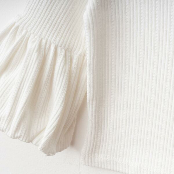 Püsküllü Palazzo Kız Bebek Çocuk Jean Salopet Tulum Lüks %100 Pamuk Likralı Ribana Balon Bluz Denim Kot Takım LACİVERT -  9-12 AY