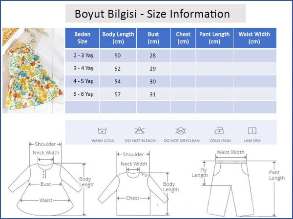 Çiçek Desenli Yazlık Kız Çocuk Elbise