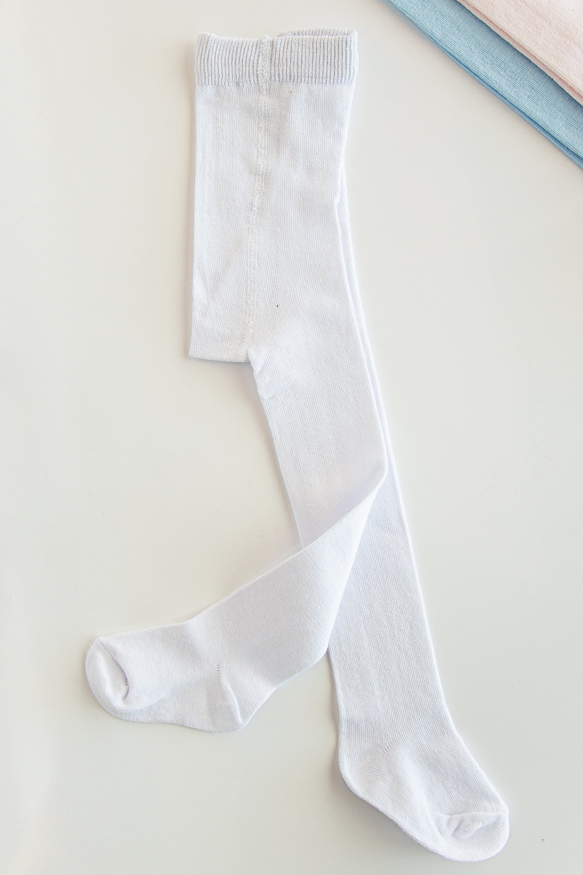 Babymod Penye Beyaz Bebek Külotlu Çorap