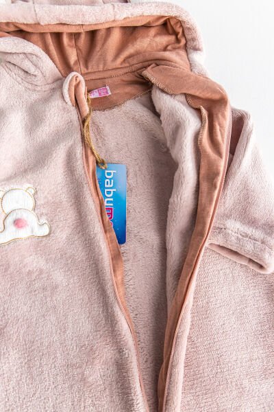 Ayıcık Figürlü Welsoft Kız Bebek Uyku Tulumu