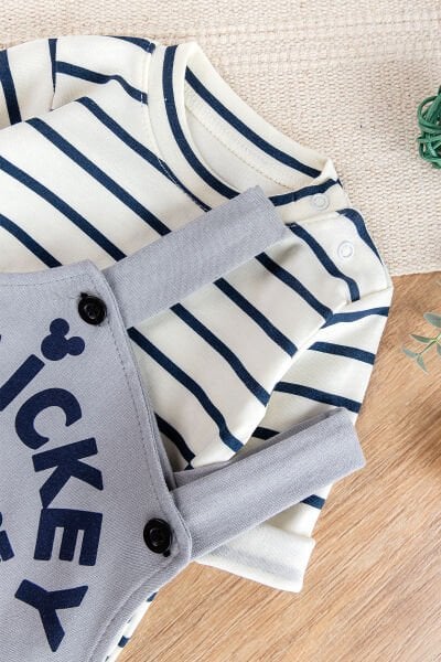 Erkek Bebek Tulum Salopet Takım 2'li