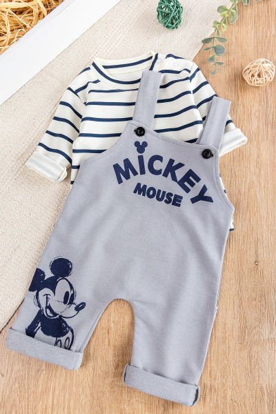 Erkek Bebek Tulum Salopet Takım 2'li