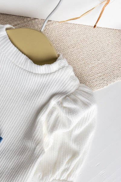 Püsküllü Jean Jile  Elbise Kot Salopet Buluz Set