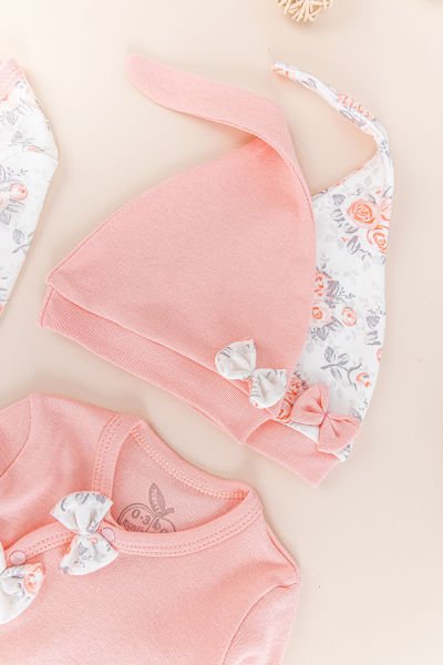 Kız Bebek İkili Uzun Kollu Tulum Takım