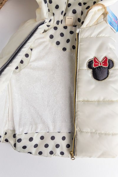 Kapüşonu Fiyonklu Kız Bebek Şişme Yelek