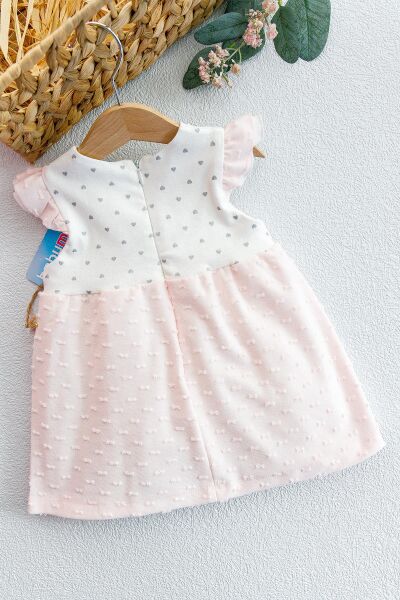 Kalpli Yazlık Kısa Kollu Bebek Elbise