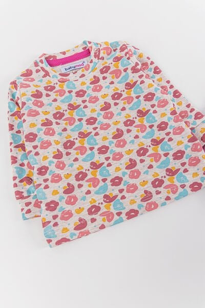 Koala Figürlü 2'li Kız Bebek Body Sweat Takımı