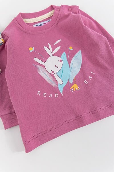 Koala Figürlü 2'li Kız Bebek Body Sweat Takımı