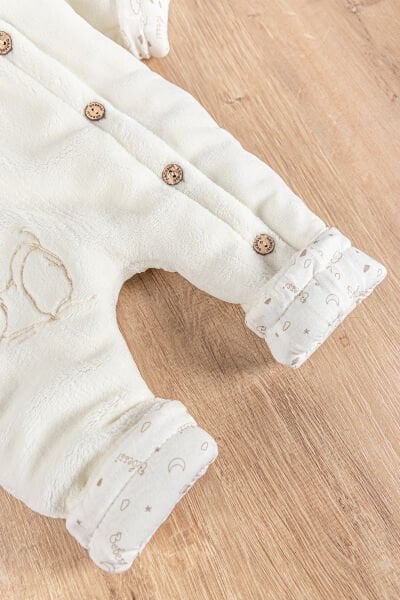 Ayıcık Figürlü Welsoft Peluş Astronot Bebek Tulum 9-12 AY
