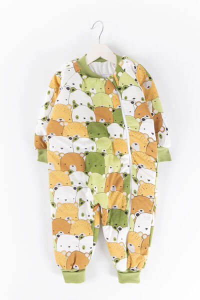 Ayıcık Figürlü Erkek Çocuk Uyku Tulumu Çok renkli - 7 Yaş