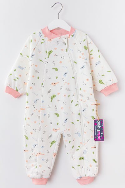 Kuş Desenli Kız Bebek-Çocuk Uyku Tulumu