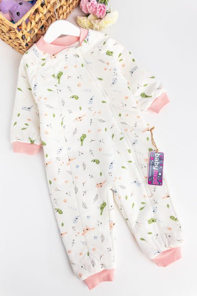 Kuş Desenli Kız Bebek-Çocuk Uyku Tulumu