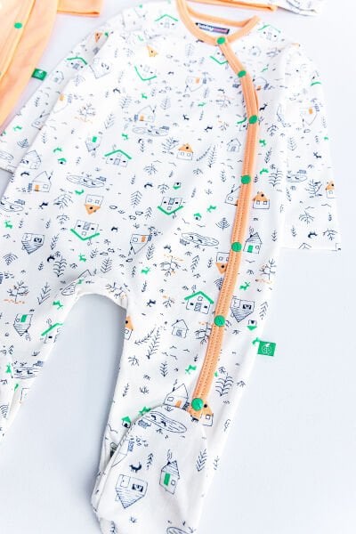 My House Bebek Tulum Uzun Kollu İkili Bebek Tulum