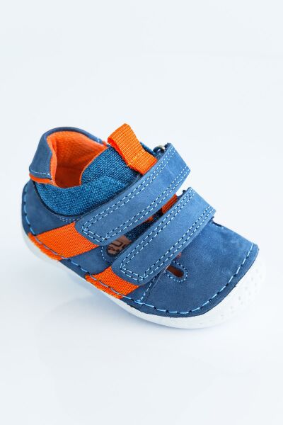 Sanbe Erkek Bebek Deri İlkadım Ayakkabı