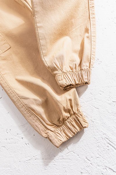 Gabardin Kumaş Salaş Kesimli Erkek Çocuk Kargo Pantolon Camel - 2 Yaş