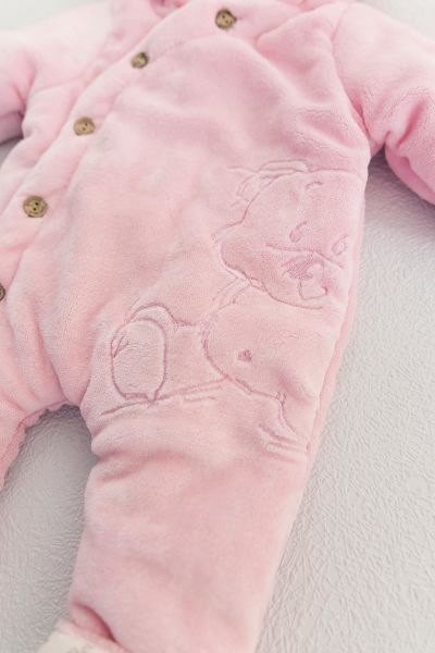 Ayıcık Figürlü Welsoft Peluş Astronot Kız Bebek Tulum