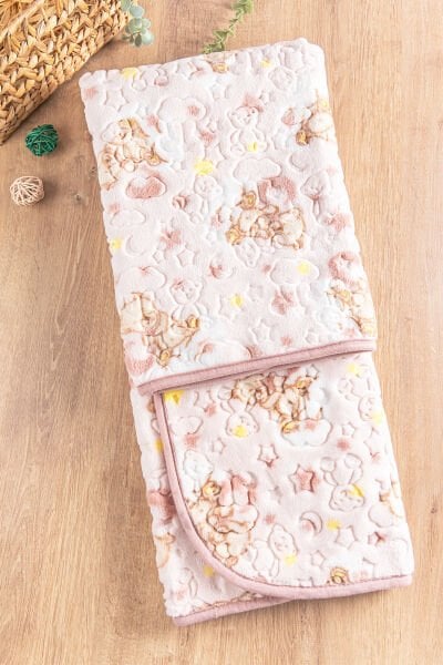 Figürlü Peluş Kız/Erkek Bebek Battaniye