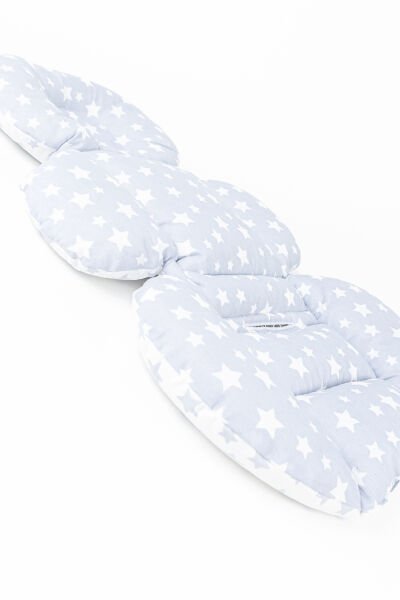 Yıldız Desenli Bel Destekli Bebek Arabası Puset Minderi