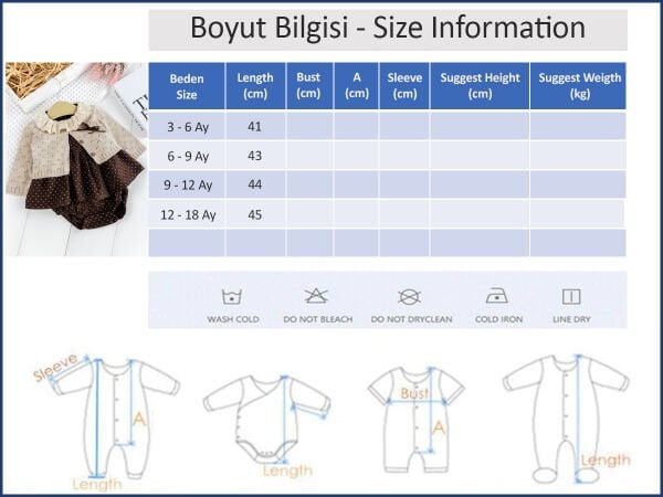 Bolero Hırkalı Puantiye Desenli Kız Bebek Elbise Bebek Tulum