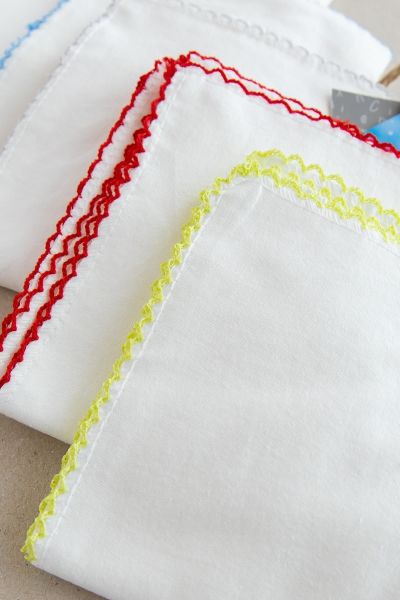 Organik Pamuk Bebek Ağız Silme Mendili 10 Lu Bebek Mendil