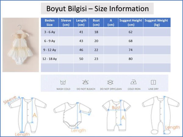 Kız Bebek Elbise Dantel Detaylı Askılı Yazlık Bebek Elbise