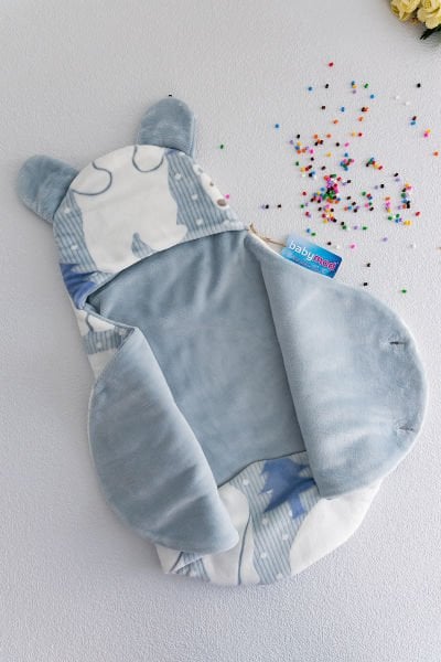 Bear Figürlü Erkek Bebek Kundak