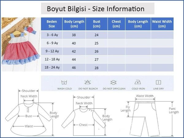 Bandanalı Askılı Yazlık Kız Bebek Elbise Set
