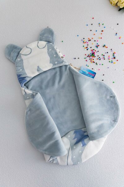 Ayıcık Figürlü Erkek Bebek Kundak