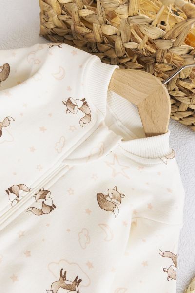 Yıldız Desenli Bebek Uyku Tulumu