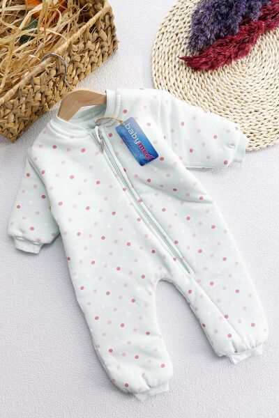 Puantiyeli Kız Bebek Uyku Tulumu