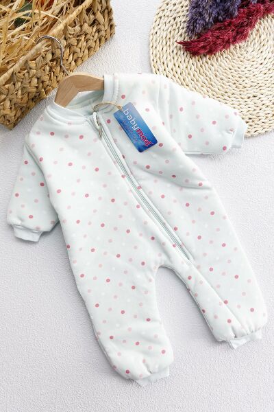 Puantiyeli Kız Bebek Uyku Tulumu