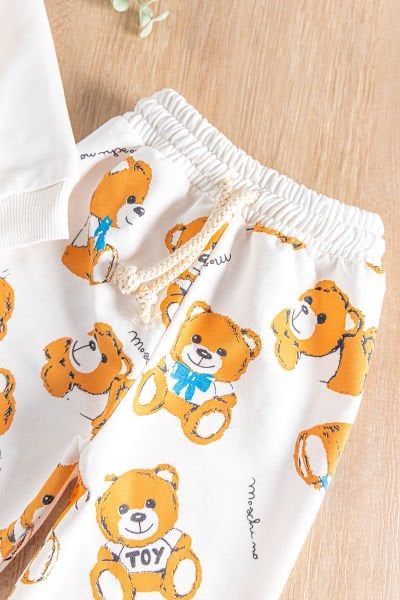 Ayıcık Figürlü 2'li Erkek Bebek Takım