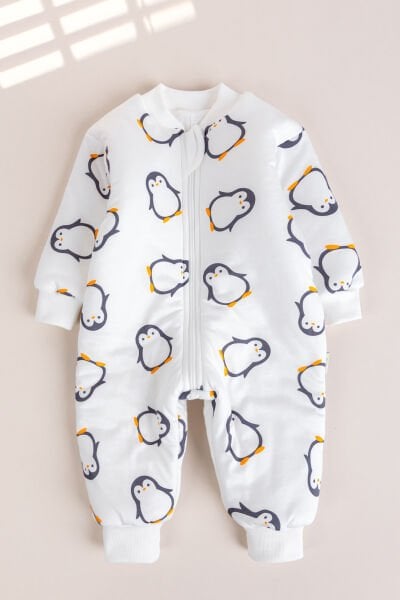 Elyaf Dolgulu 2,5 Tog Pamuklu Penye Astarlı Kız /Erkek Çocuk Uyku Tulumu