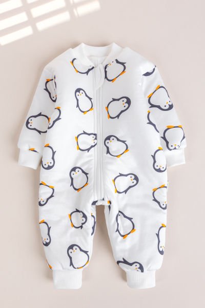 Elyaf Dolgulu 2,5 Tog Pamuklu Penye Astarlı Kız /Erkek Çocuk Uyku Tulumu