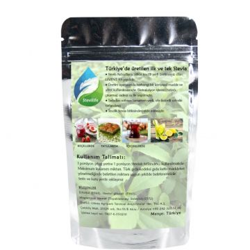 Stevia'lı Toz Tatlandırıcı - Sıfır Kalori - Diyabetik (1 kg)