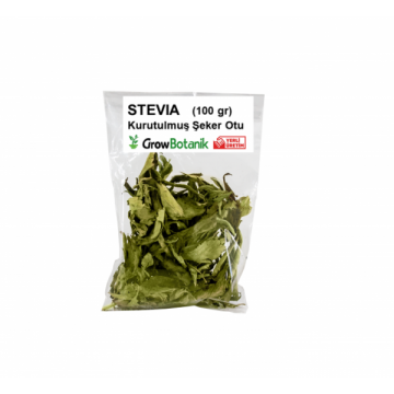 Kurutulmuş Stevia Yaprağı Şeker Otu Yerli Üretim (100gr)
